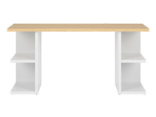 Письменный стол BRW Nandu, белый/коричневый цена и информация | Компьютерные, письменные столы | hansapost.ee
