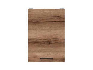 Шкаф кухонный подвесной BRW Junona Line 1D 40, белый/темно-коричневый цена и информация | Кухонные шкафчики | hansapost.ee