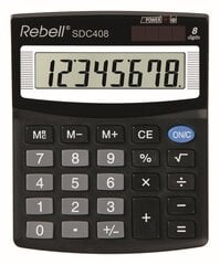 Väike lauakalkulaator Rebell SDC408 hind ja info | Kirjatarvikud | hansapost.ee