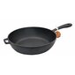 Malmpann klaaskaanega 24x4cm, sobib Kamado, T2013C3 hind ja info | Pannid | hansapost.ee