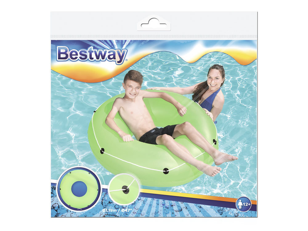 Täispuhutav ujumisrõngas Bestway Summer Blast, 119 cm цена и информация | Täispuhutavad veemänguasjad ja ujumistarbed | hansapost.ee