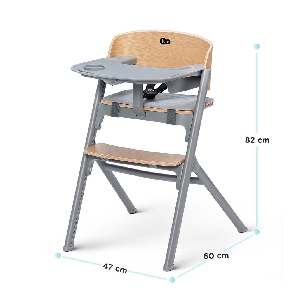 Söögitool Kinderkaft Livy tamm, KHLIVY00WOD0000 hind ja info | Laste söögitoolid | hansapost.ee