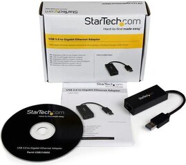 Адаптер StarTech USB31000S USB 3.0 / Gigabit Ethernet цена и информация | Адаптеры, USB-разветвители | hansapost.ee