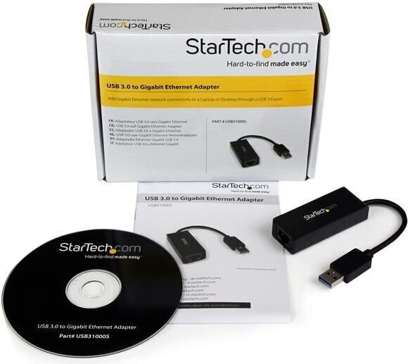 Adapter StarTech USB31000S USB 3.0 / Gigabit Ethernet hind ja info | USB adapterid ja jagajad | hansapost.ee