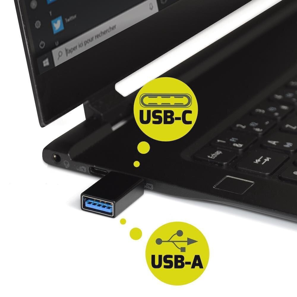 Adapter Port Designs USB Type-C do USB-A - Dual Pack 900142 цена и информация | USB adapterid ja jagajad | hansapost.ee