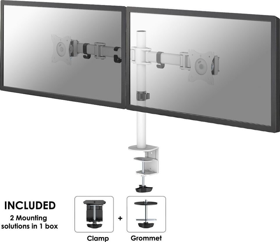 MONITOR ACC DESK MOUNT/10-27 NM-D135DWHITE NEOMOUNTS hind ja info | Monitori kinnitused | hansapost.ee