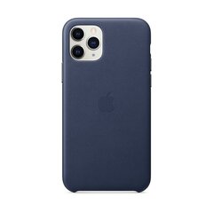 Apple iPhone 11 Pro Leather Cover Midnight Blue цена и информация | Чехлы для телефонов | hansapost.ee