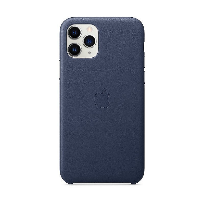 Telefoniümbris Apple iPhone 11 Pro Leather Cover Midnight Blue hind ja info | Telefonide kaitsekaaned ja -ümbrised | hansapost.ee