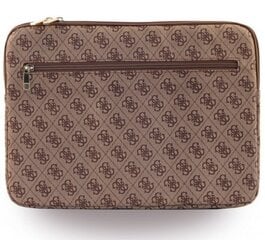 Guess Sleeve GUCS134GB 13" brązowy /brown 4G UPTOWN цена и информация | Чехлы для планшетов и электронных книг | hansapost.ee