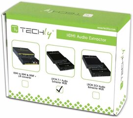 Переключатель звука Techly HDMI Audio DIGITAL LPCM DTS / ANALOG 7.1CH цена и информация | Коммутаторы (Switch) | hansapost.ee