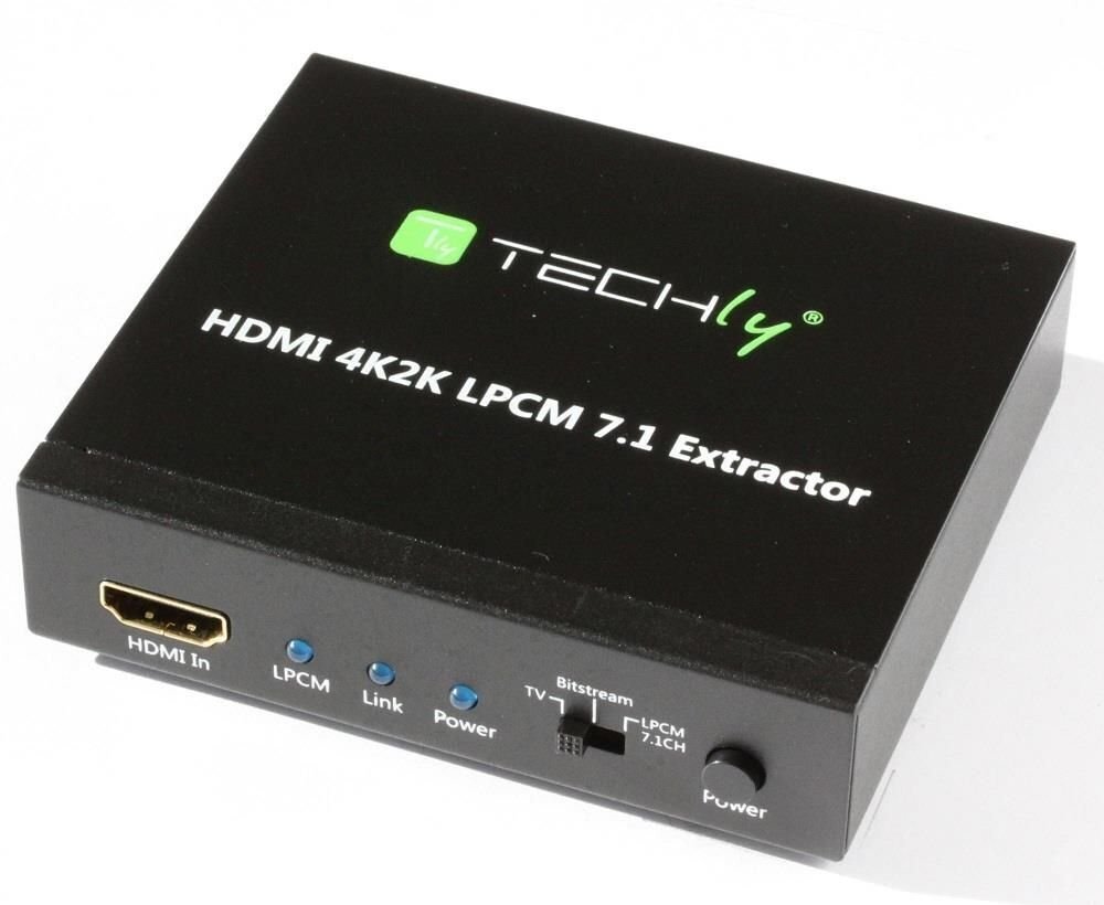 Heli kommutaator Techly HDMI audio DIGITAL LPCM DTS/ANALOG 7.1CH hind ja info | Võrgulülitid | hansapost.ee