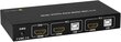 KVM lüliti Techly HDMI / USB 2x1 heliga 4K * 30 Hz цена и информация | Võrgulülitid | hansapost.ee