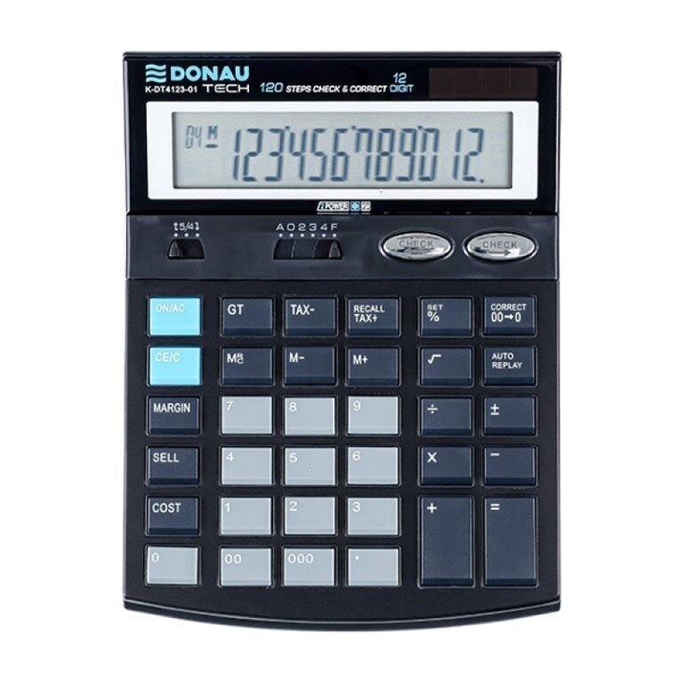 Kalkulaator K-DT4123-01 Donau цена и информация | Kirjatarvikud | hansapost.ee
