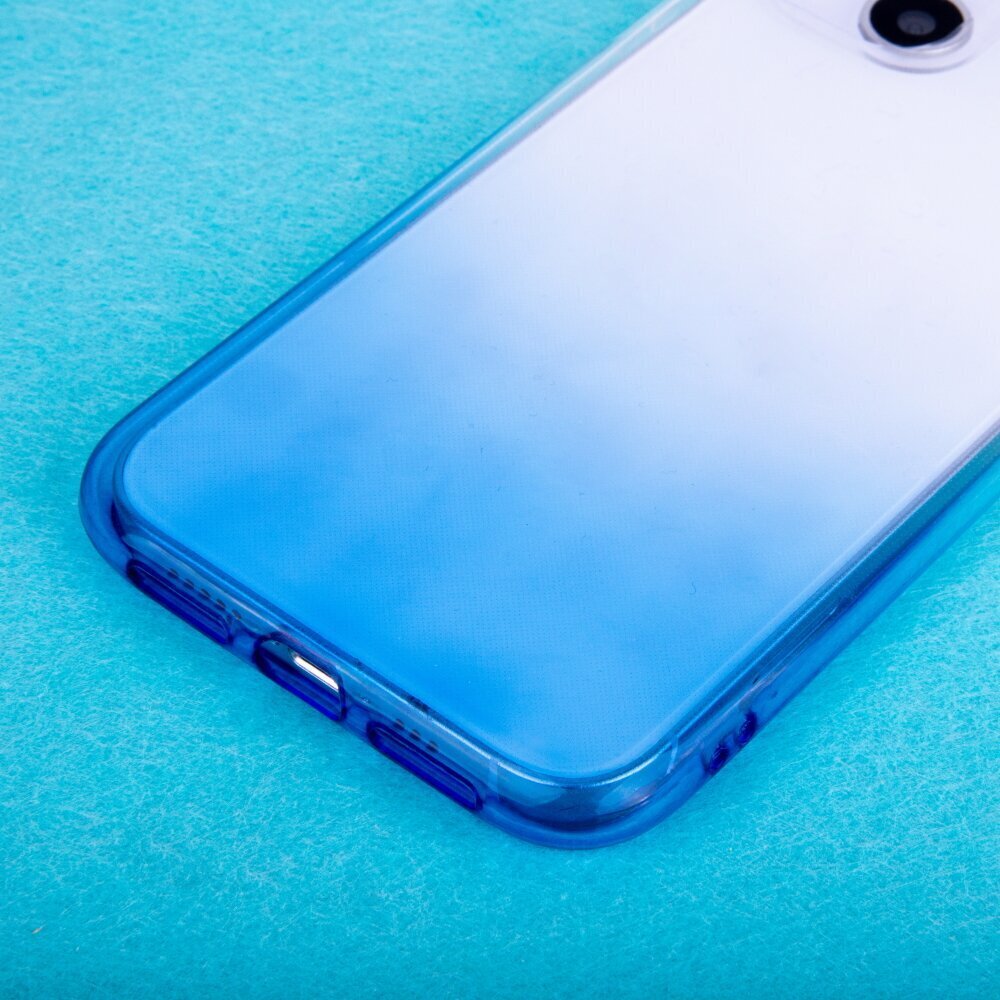 Silikoonist ümbris Fusion Gradient Apple iPhone 13 Pro, läbipaistev / sinine hind ja info | Telefonide kaitsekaaned ja -ümbrised | hansapost.ee