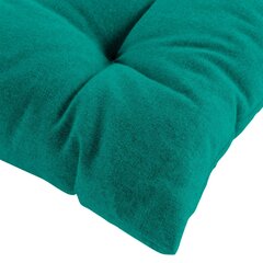 Стеганая подушка для стула Douceur d'Intérieur Mistral, изумрудно-зеленая, 40x40 см цена и информация | Декоративные подушки и наволочки | hansapost.ee