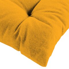 Стеганая подушка для стула Douceur d'Intérieur Mistral, темно-желтая, 40x40 см цена и информация | Декоративные подушки и наволочки | hansapost.ee