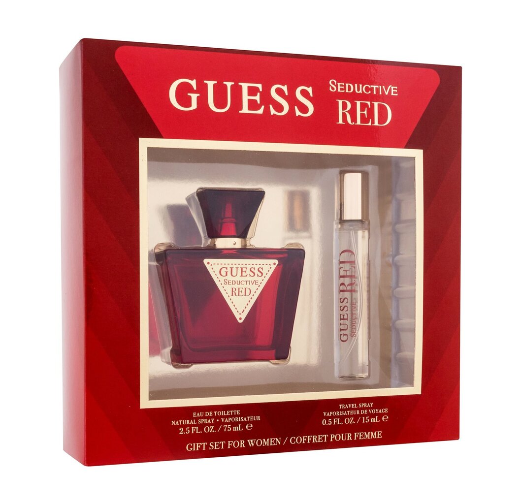 Komplekt Guess Seductive Red: EDT naistele 75 ml + 15 ml hind ja info | Parfüümid naistele | hansapost.ee