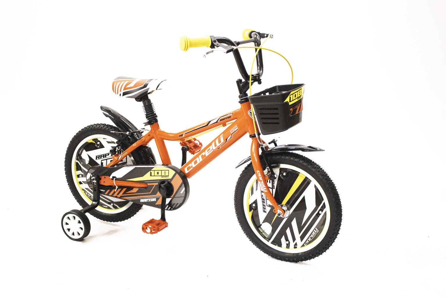 Laste jalgratas Corelli Raptor 16", punane/must/valge hind ja info | Jalgrattad | hansapost.ee