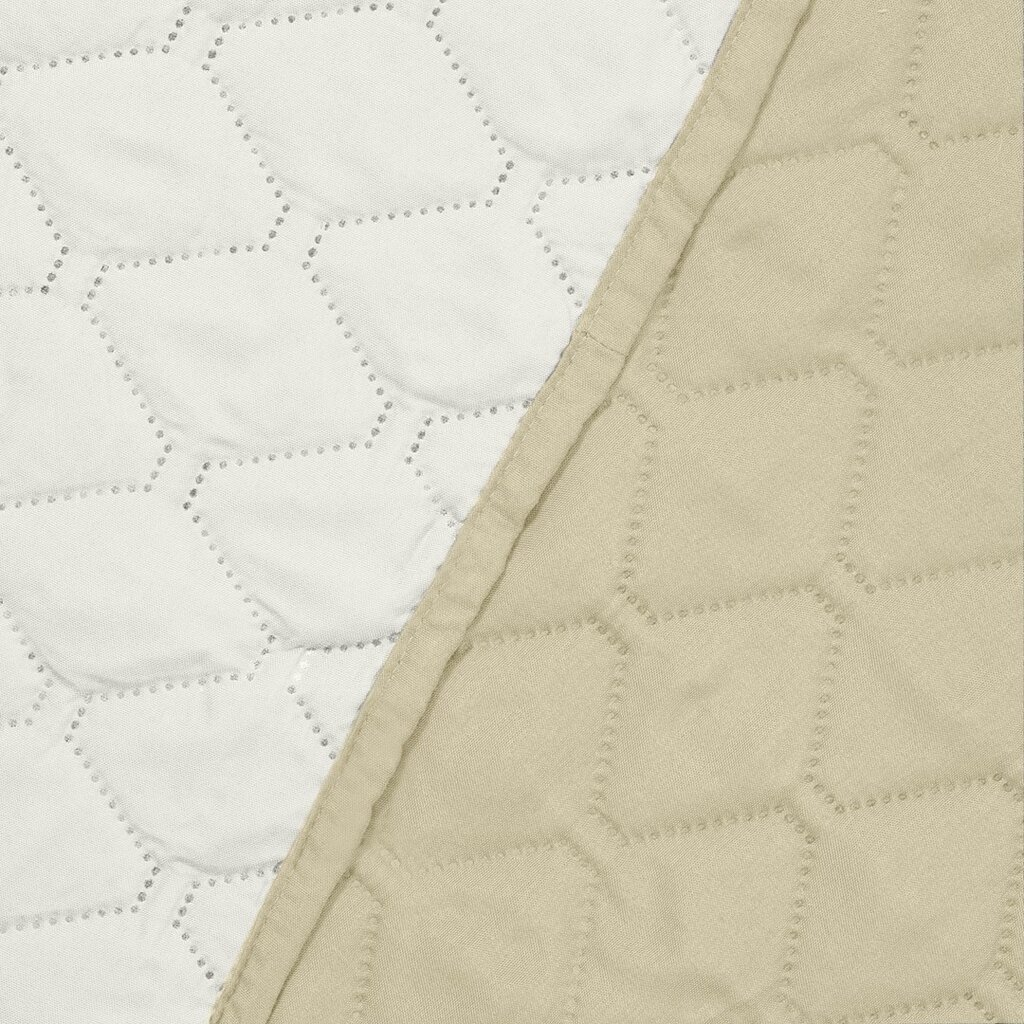 Voodikate Axel White Beige, 200x220 cm hind ja info | Pleedid, voodikatted ja päevatekid | hansapost.ee