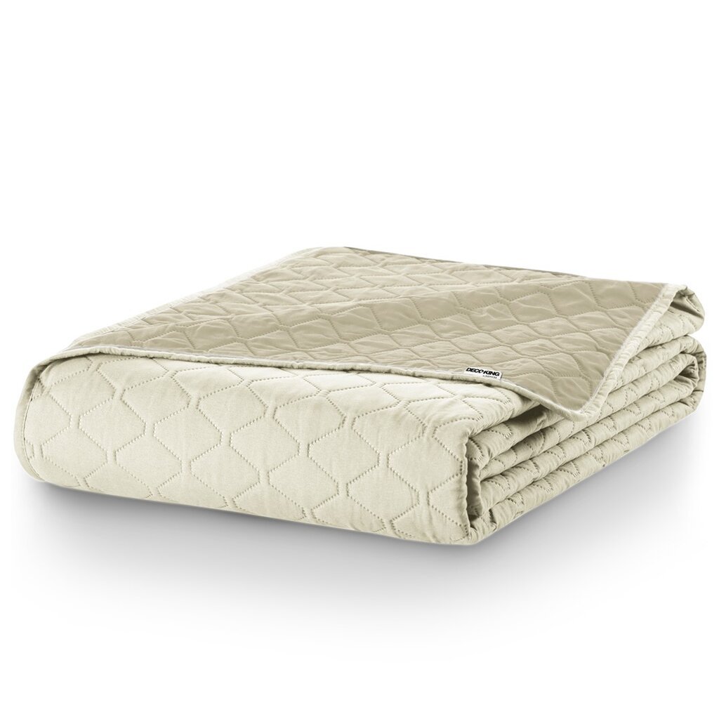 Voodikate Axel White Beige, 200x220 cm hind ja info | Pleedid, voodikatted ja päevatekid | hansapost.ee