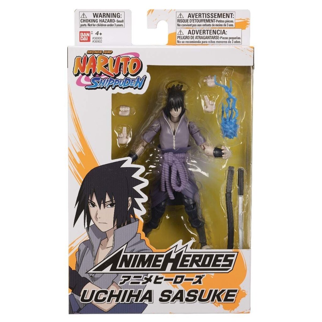 Bandai Anime Heroes: Naruto Uchiha Sasuke цена и информация | Fännitooted mänguritele | hansapost.ee