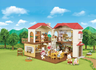 Linnamaja punase katusega Sylvanian Families hind ja info | Mänguasjad tüdrukutele | hansapost.ee