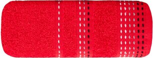 Rätik Pola, 50x90 cm, punane hind ja info | Rätikud ja saunalinad | hansapost.ee