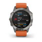 Garmin fēnix® 6 Sapphire Titanium/Ember Orange цена и информация | Nutikellad, laste nutikellad | hansapost.ee