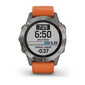 Garmin fēnix® 6 Sapphire Titanium/Ember Orange цена и информация | Nutikellad, laste nutikellad | hansapost.ee