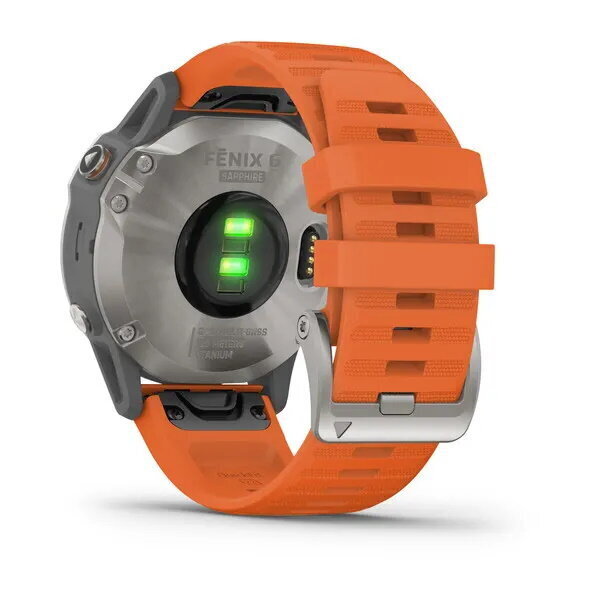 Garmin fēnix® 6 Sapphire Titanium/Ember Orange hind ja info | Nutikellad, laste nutikellad | hansapost.ee