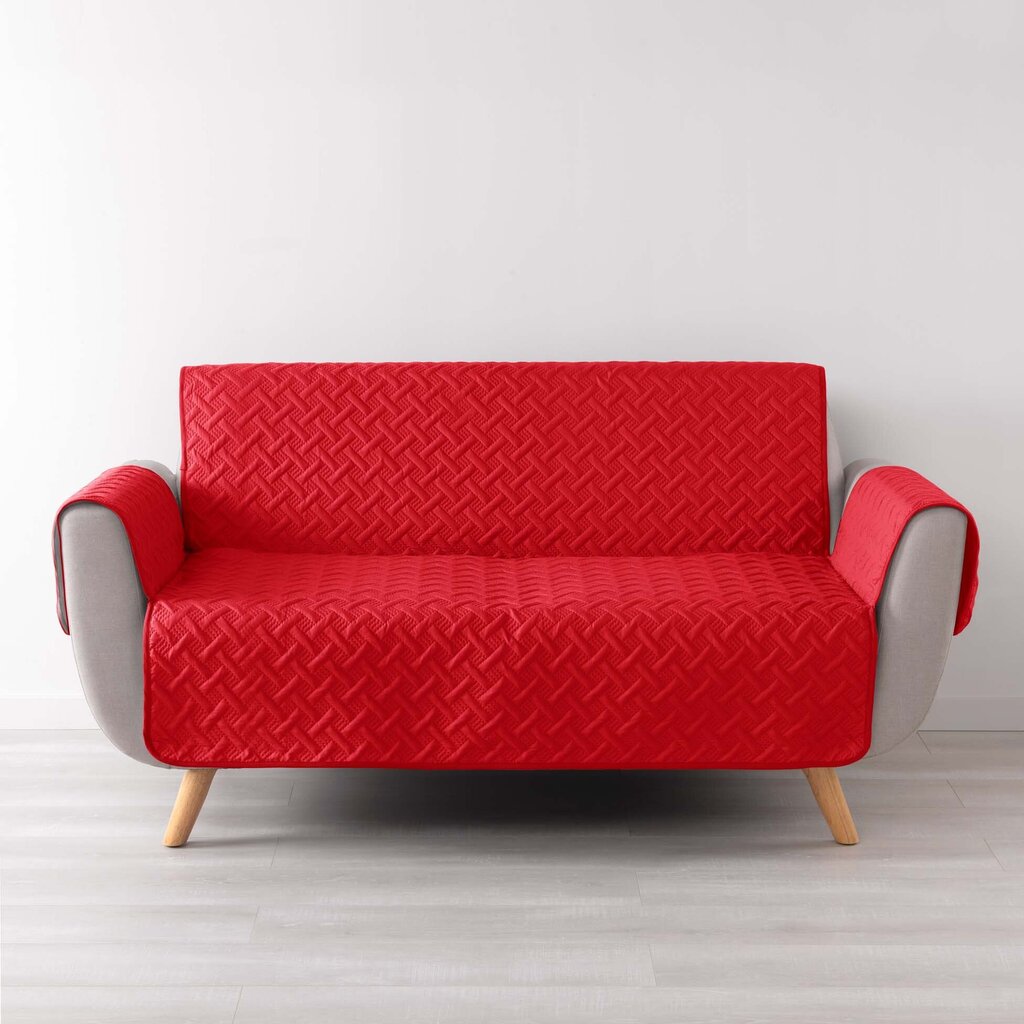 Douceur d’Intérieur diivani kate Lounge, 223x179 cm, punane hind ja info | Mööblikatted | hansapost.ee