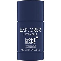 Мужской дезодорант-карандаш Mont Blanc Explorer Ultra Blue 75 г цена и информация | Мужская парфюмированная косметика | hansapost.ee