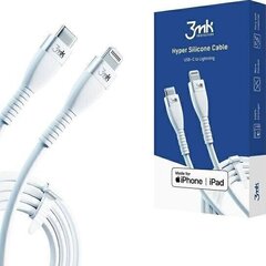 USB кабель 3mk Hyper Silicone Cable Lightning 20W, 1 м цена и информация | Кабели для телефонов | hansapost.ee