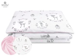 Voodipesukomplekt beebidele Miminu Dear Pink, 2-osaline hind ja info | Laste voodipesu | hansapost.ee