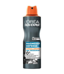 Spreideodorant L'oreal Paris Men Expert Magnesium Defence, 150 ml цена и информация | Дезодоранты | hansapost.ee
