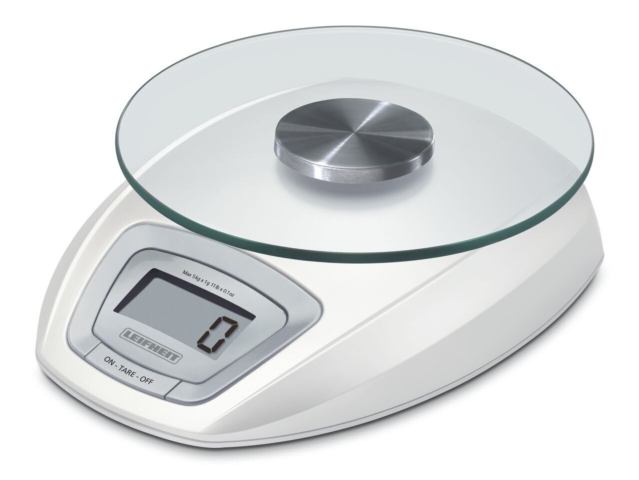 Klaasplaadiga elektrooniline köögikaal LEIFHEIT, 5 kg hind ja info | Köögikaalud | hansapost.ee
