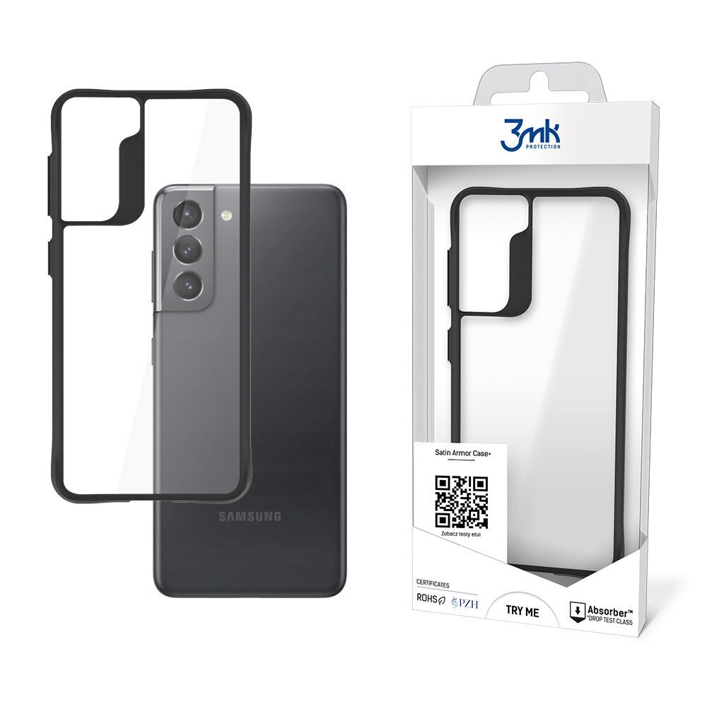Samsung Galaxy S21 5G - 3mk Satin Armor Case+ цена и информация | Telefonide kaitsekaaned ja -ümbrised | hansapost.ee