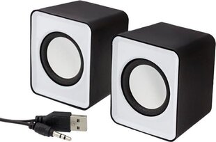 Компьютерные мини-колонки 2x3 Вт USB цена и информация | Аудиоколонки | hansapost.ee