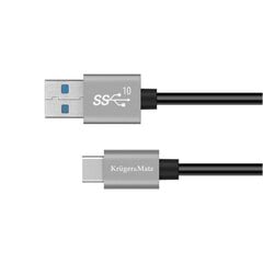 Кабель USB - USB тип C 10 Гбит / с 0,5 м Kruger &Matz Basic цена и информация | Кабели и провода | hansapost.ee