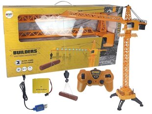 Dźwig Konstrukcyjny Żuraw 1:14 R/C 2,4 GHz Budowa 100 cm price and information | Toys for boys | hansapost.ee