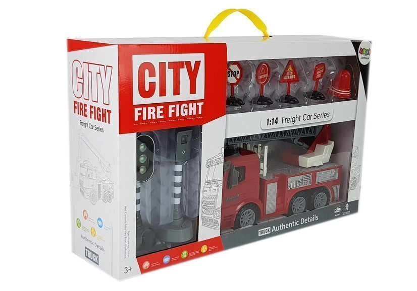 Tuletõrjuja komplekt liiklusmärkidega hind ja info | Mänguasjad poistele | hansapost.ee