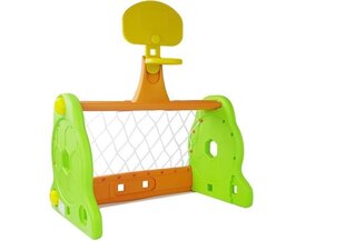 &quot;Kaks ühes&quot; korvpalli-jalgpalli mäng lastele Roheline-oranž hind ja info | Ranna- ja õuemänguasjad | hansapost.ee