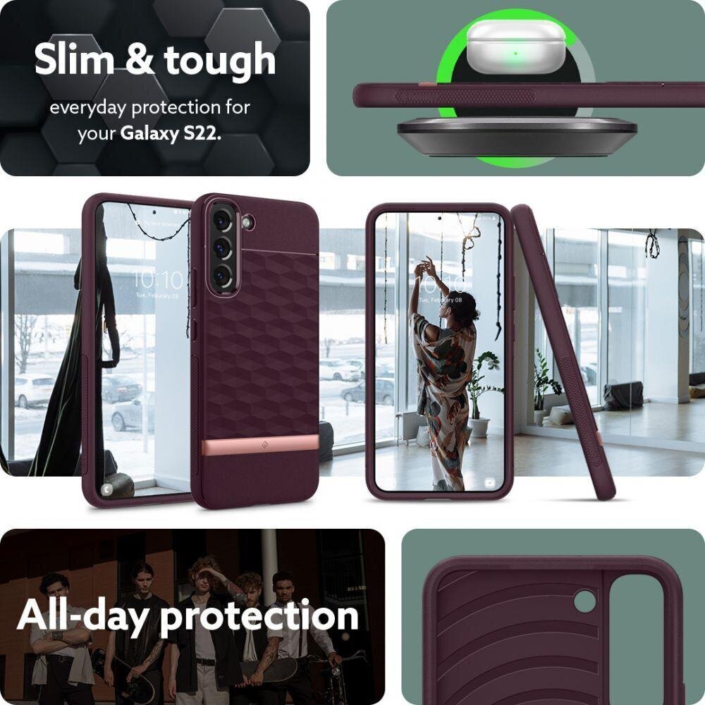 Caseology parallax, telefonile Samsung Galaxy S22, lilla hind ja info | Telefonide kaitsekaaned ja -ümbrised | hansapost.ee