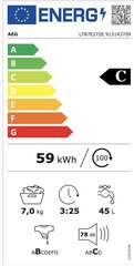 AEG LTN7E272E цена и информация | Стиральные машины | hansapost.ee