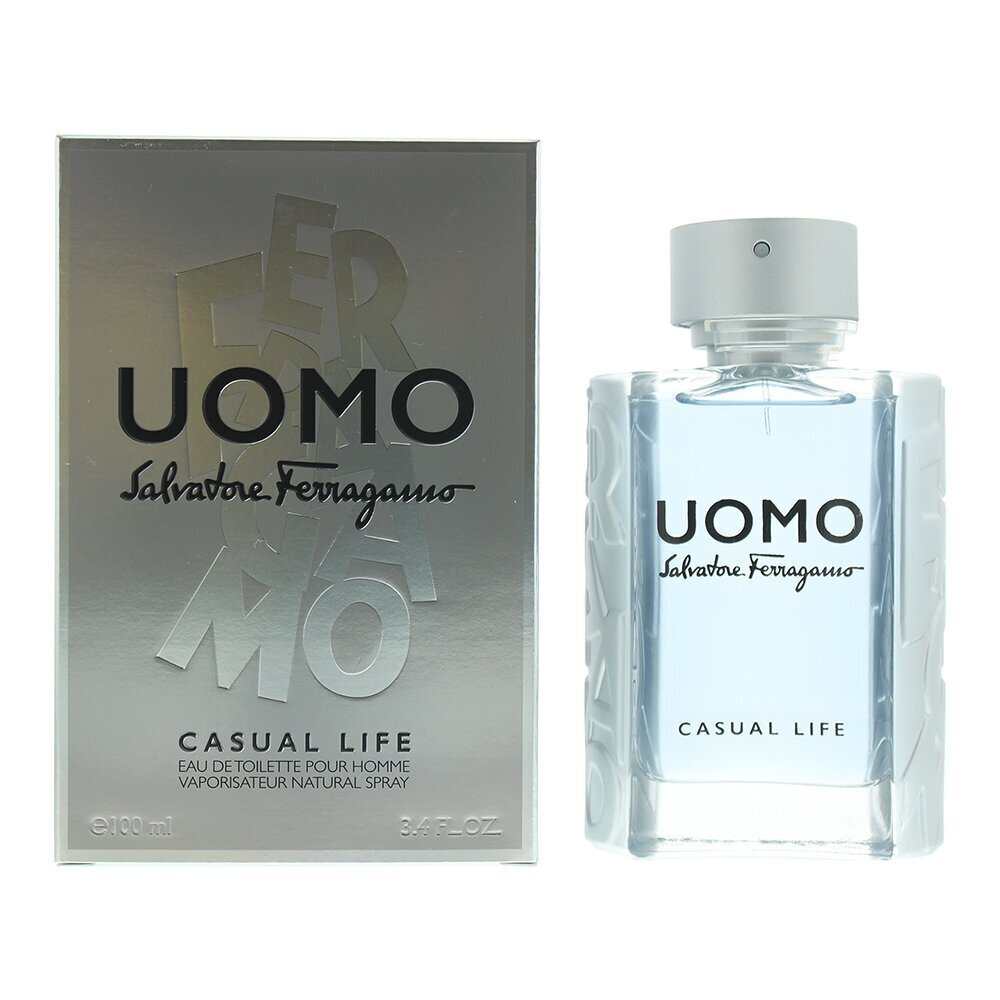 Tualettvesi Salvatore Ferragamo Casual Life EDT meestele 100 ml цена и информация | Parfüümid meestele | hansapost.ee