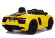 Ühekohaline elektriauto lastele Big Audi R8 JJ2198, kollane hind ja info | Laste elektriautod | hansapost.ee