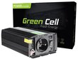Green Cell inverter, pingemuundur 12 V kuni 230 V 300W/600W puhas siinuslaine hind ja info | Inverterid ja muundurid | hansapost.ee