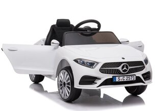Одноместный детский электромобиль Mercedes CLS 350, белый цена и информация | Электромобили для детей | hansapost.ee