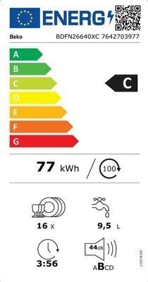 Beko BDFN26640XC price and information | Nõudepesumasinad | hansapost.ee