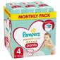 Mähkmed-püksid Pampers Premium Monthly Pack suurus 4, 9-15 kg, 114 tk. цена и информация | Mähkmed, riidest mähkmed | hansapost.ee